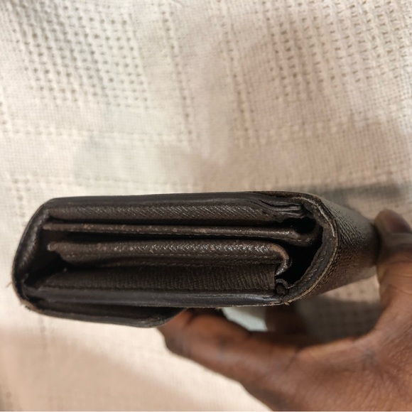 Authentic LOUIS VUITTON N61654 Damier wallet leather - Picture 9 of 17